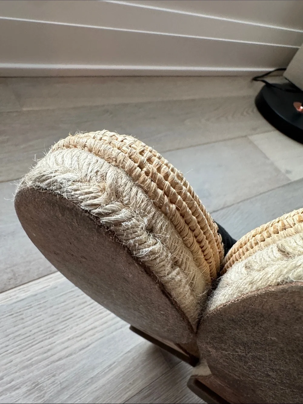 Chanel Black Suede Espadrille Mules - Luxury Slip-On EU42
